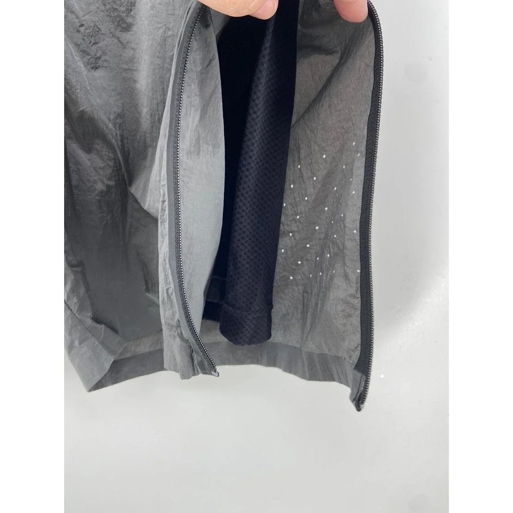 Nike Shorts Mens Medium Gray Tech Hypermesh Vent Gym Run Athletic Side Zip Liner